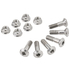 Gr5-Ti Sprocket Taper Bolt/Nut Set M8 25mm 6pcs