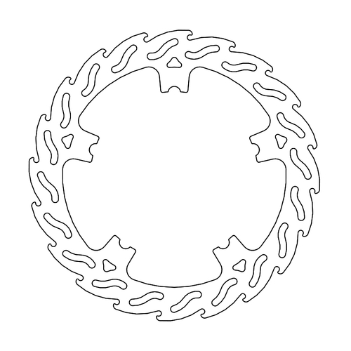 Front left fixed Custom Flame series