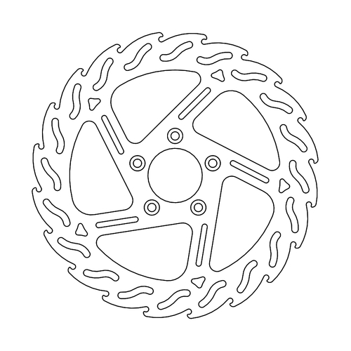 Front left fixed Custom Flame series