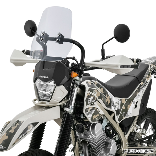 ZETA Adv. WindShield KLX230SHERPA' 25-,SHERPA S' 26-