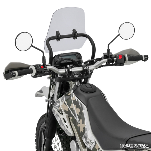 ZETA Adv. WindShield KLX230SHERPA' 25-,SHERPA S' 26-