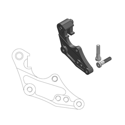 Adapter bracket 298mm Rally / Dakar series