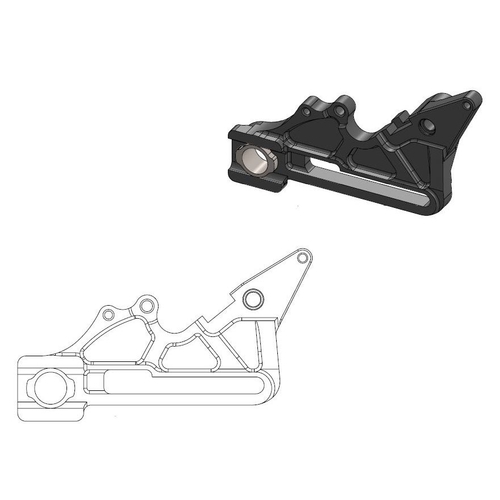 Rear Caliper Adapter oversize