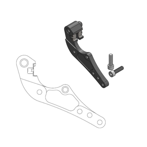 Adapter bracket 298mm Rally / Dakar series