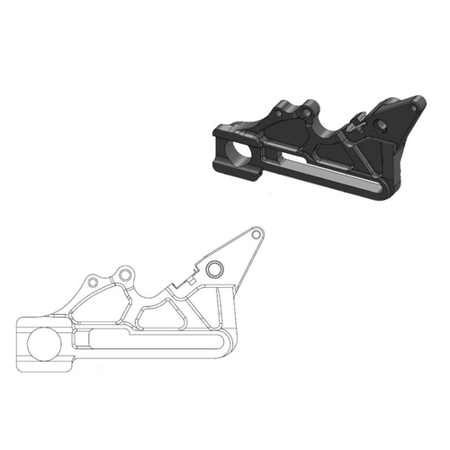 Rear Caliper Adapter oversize