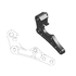 Adapter bracket for 270mm front disc BLACK