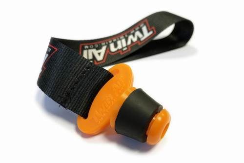 Exhaust Plug 'Mini', Dia 18mm to 21mm, (with Strap) 