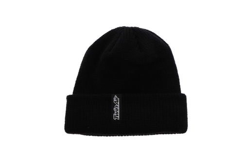 Twin Air Embroidered Beanie (Black)