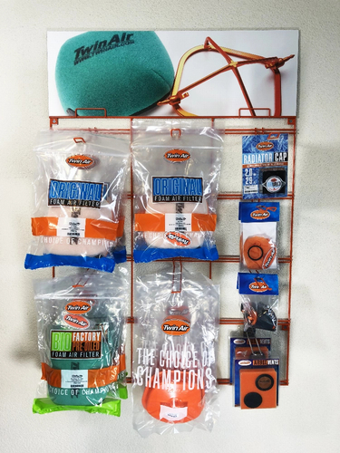 Twin Air Product Display (Wall Display, including 6 hooks)