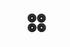 Grommets (4pcs), Model CR/KX/RM/KTM/HQV 