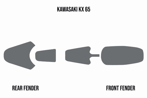 Mud Deflector - Fender Foam Kawasaki KX65 2000/2026