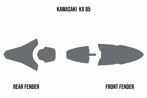 Mud Deflector - Fender Foam Kawasaki KX85 2014/2026