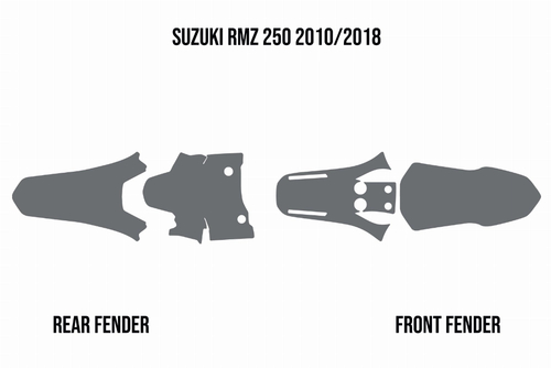 Mud Deflector - Fender Foam Suzuki RMZ250 2010/2018
