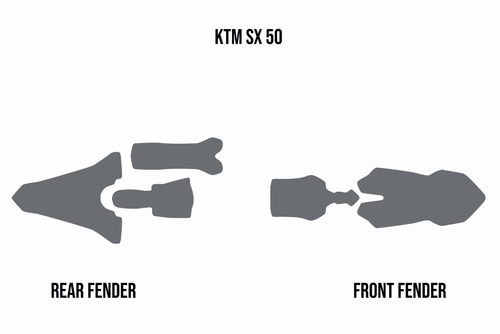 Mud Deflector - Fender Foam KTM SX50 2016/2024