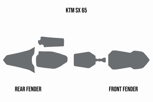 Mud Deflector - Fender Foam KTM SX65 2016/2024