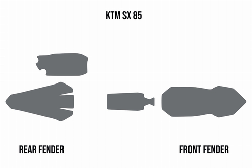 Mud Deflector - Fender Foam KTM SX85 2018/2024