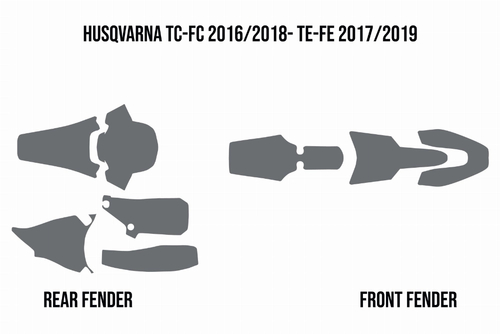 Mud Deflector - Fender Foam Husqvarna TC-FC 2016/2018 TE-FE 2017/2019