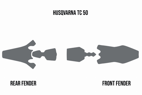 Mud Deflector - Fender Foam Husqvarna TC50 2017/2024