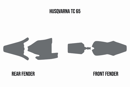 Mud Deflector - Fender Foam Husqvarna TC65 2017/2024