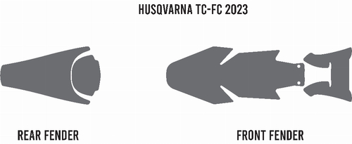 Mud Deflector - Fender Foam Husqvarna FC250/450 Rockstar Edition 2022/2026