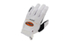 Twin Air Gloves - White / Orange Logo - Medium